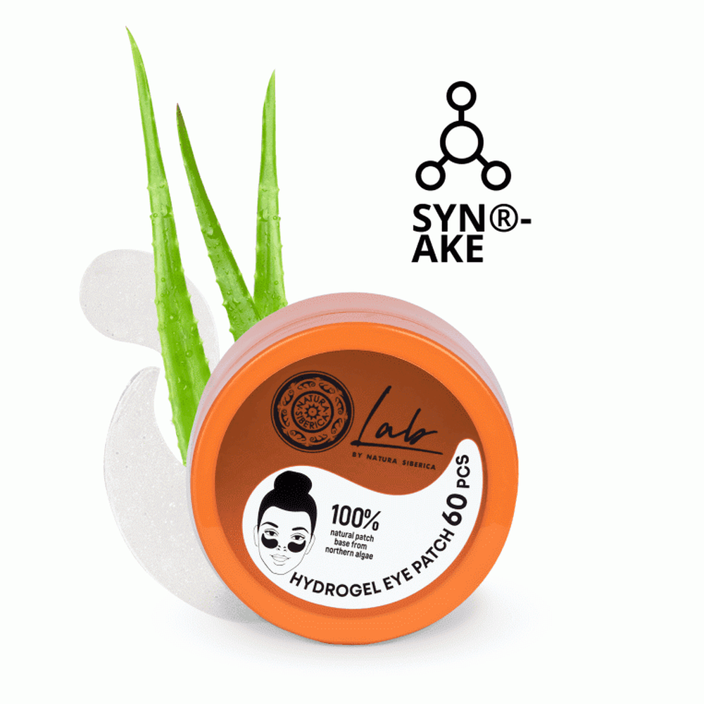 Lab Biome Frissítő és nyugtató hidrogél szemmaszk Aloe vera gél + SYN®-AKE peptid